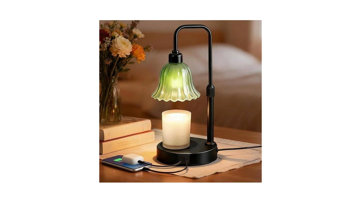 Domestar Flower Candle Warmer Lamp Adjustable... - Coupon