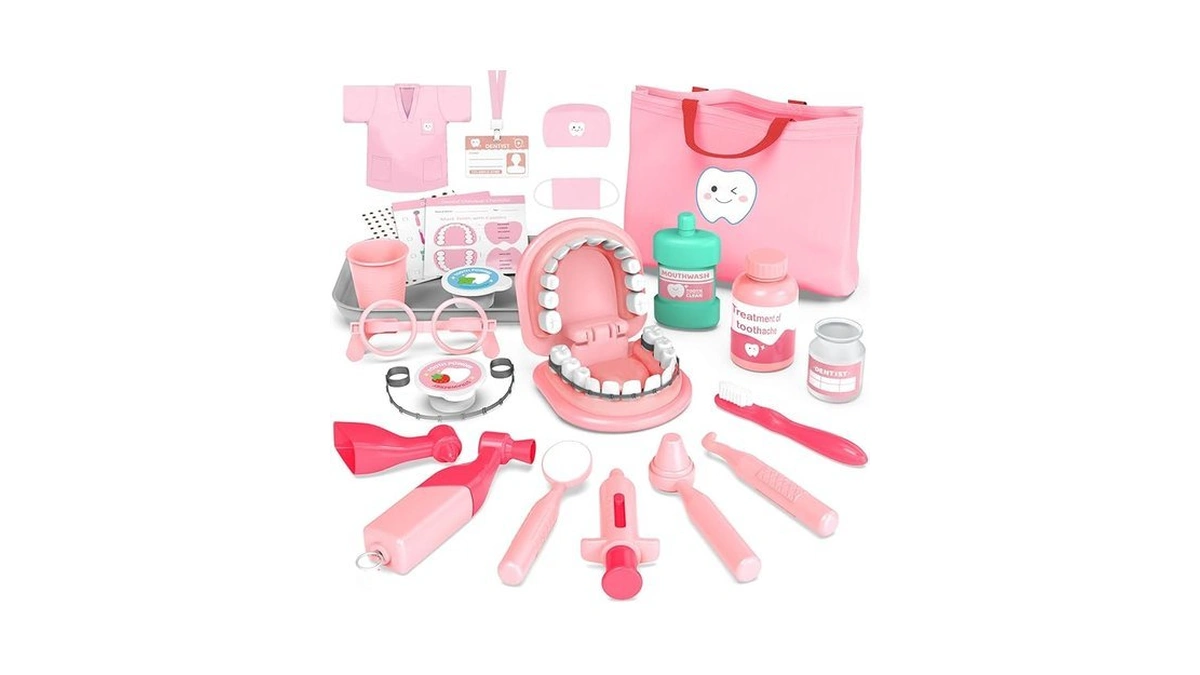 Dentist Play Set For Girls 3-5 - Doctor Kit Toy... - Coupon