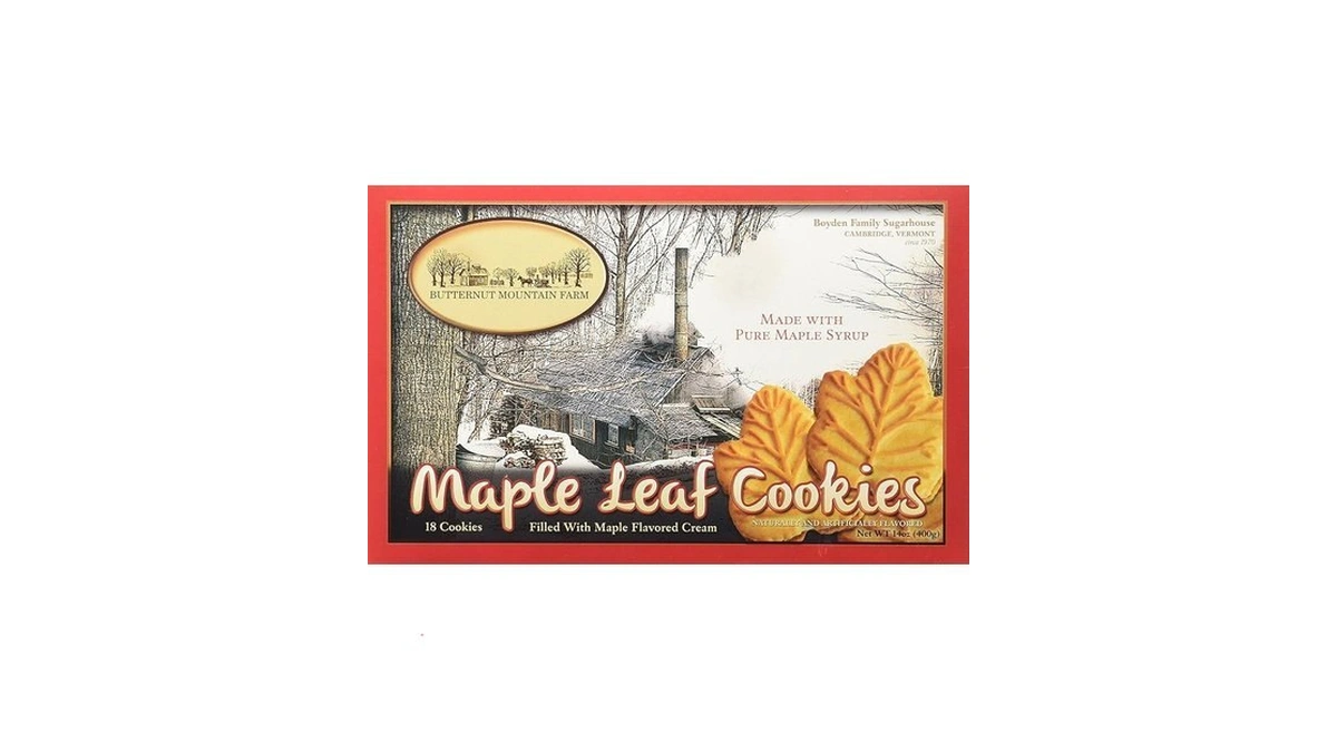 Butternut Mountain Farm Maple Leaf Cookies Pack 2 - Coupon