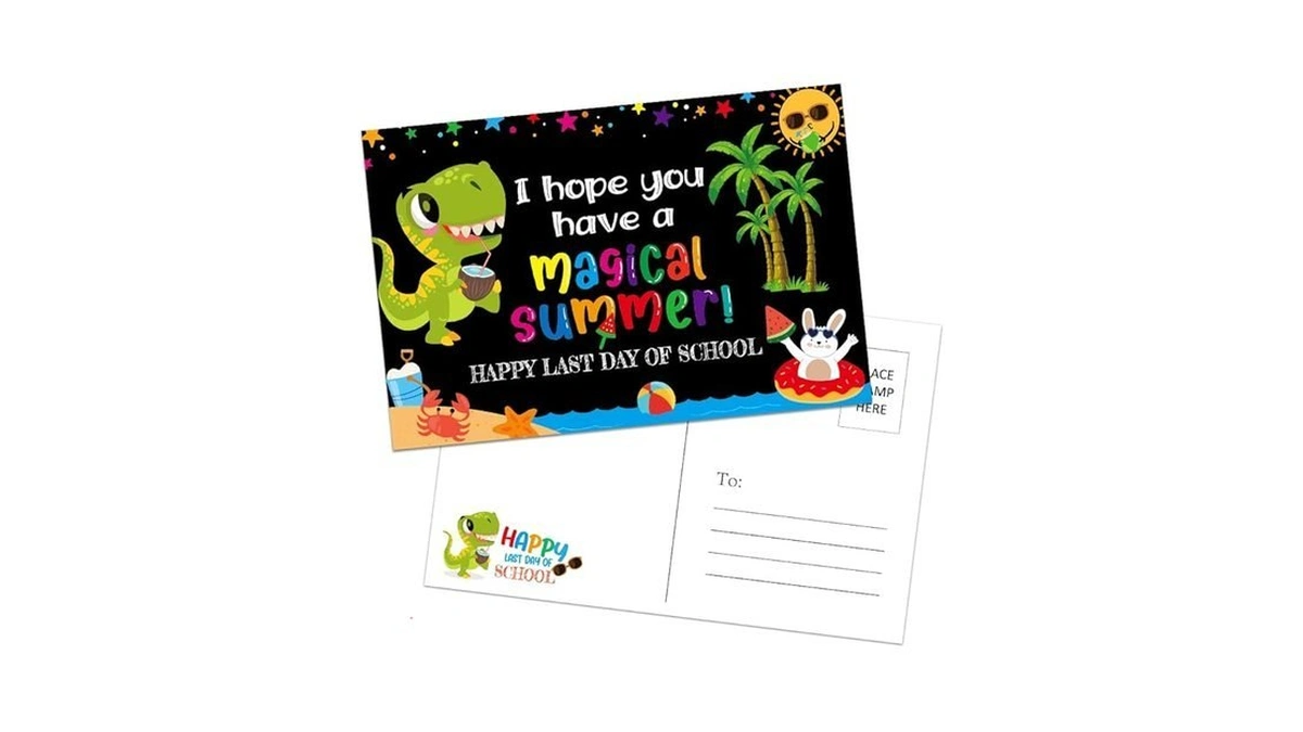 Waahome 36pcs Happy Last Day Of School Postcards... - Coupon