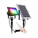 Sunbonar Rgb Solar Flood Lights Outdoor Solar... - Coupon