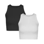 Nicytore 2 Pieces Basic Seamless Sports Tank Tops... - Coupon