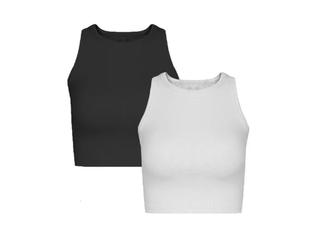 Nicytore 2 Pieces Basic Seamless Sports Tank Tops… – Coupon