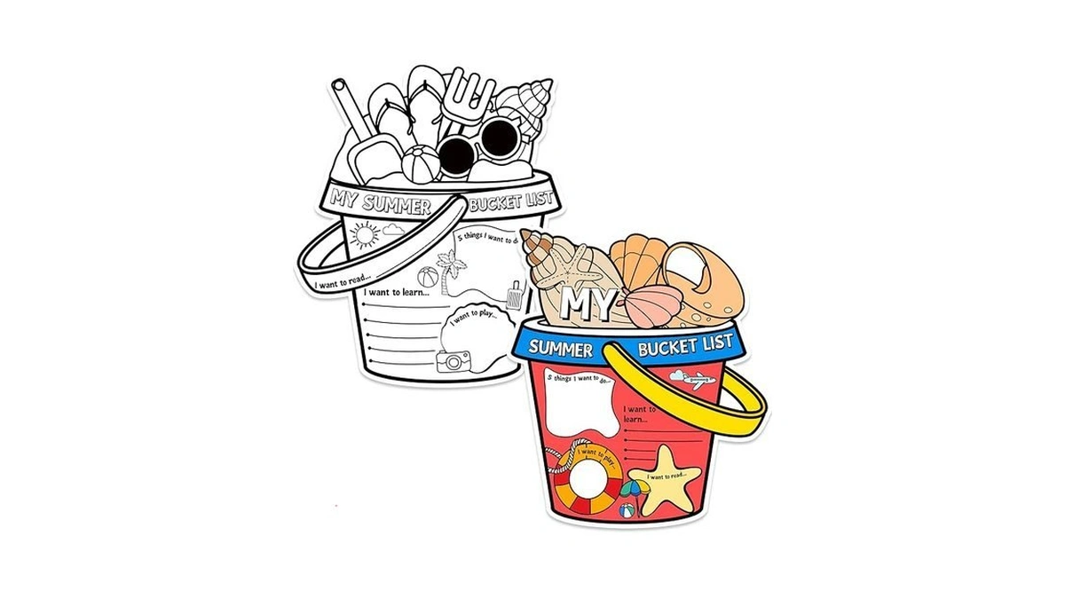 My Summer Bucket List Activity Poster For Kids... - Coupon