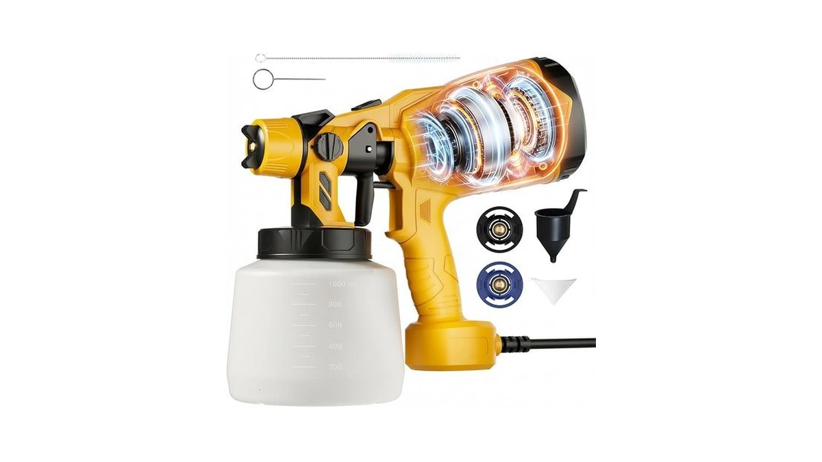 Samvinor Paint Sprayer Handheld Electric Paint Gun... - Coupon