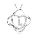 Riviko Mothers Day Gifts For Mom-love Knot Initial... - Coupon
