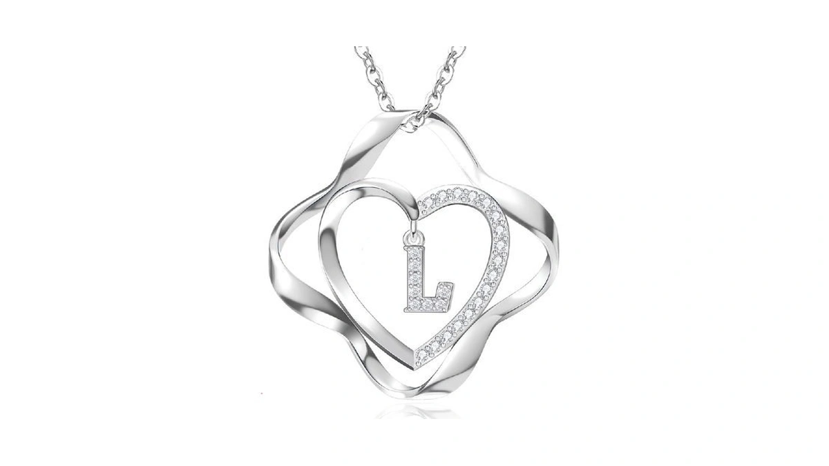 Riviko Mothers Day Gifts For Mom-love Knot Initial... - Coupon