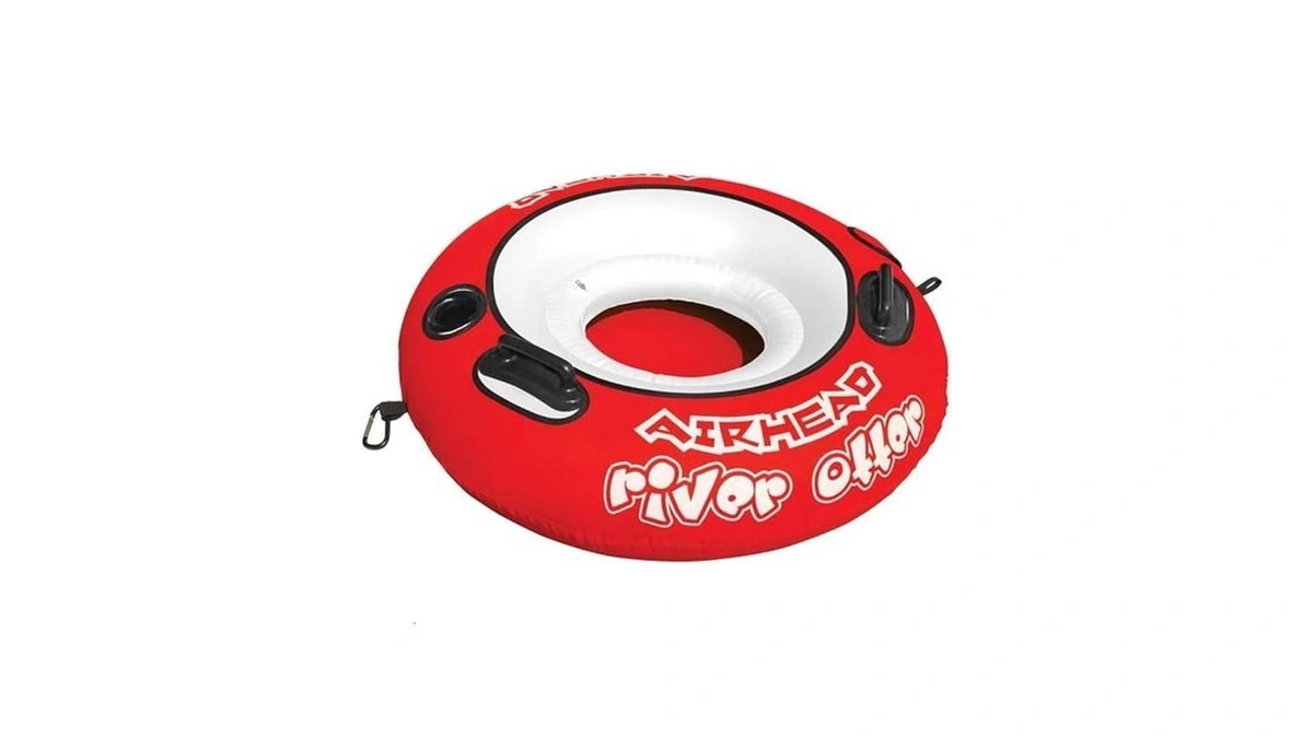 Airhead River Otter Deluxe Tube 1 Person Lake Float... - Coupon