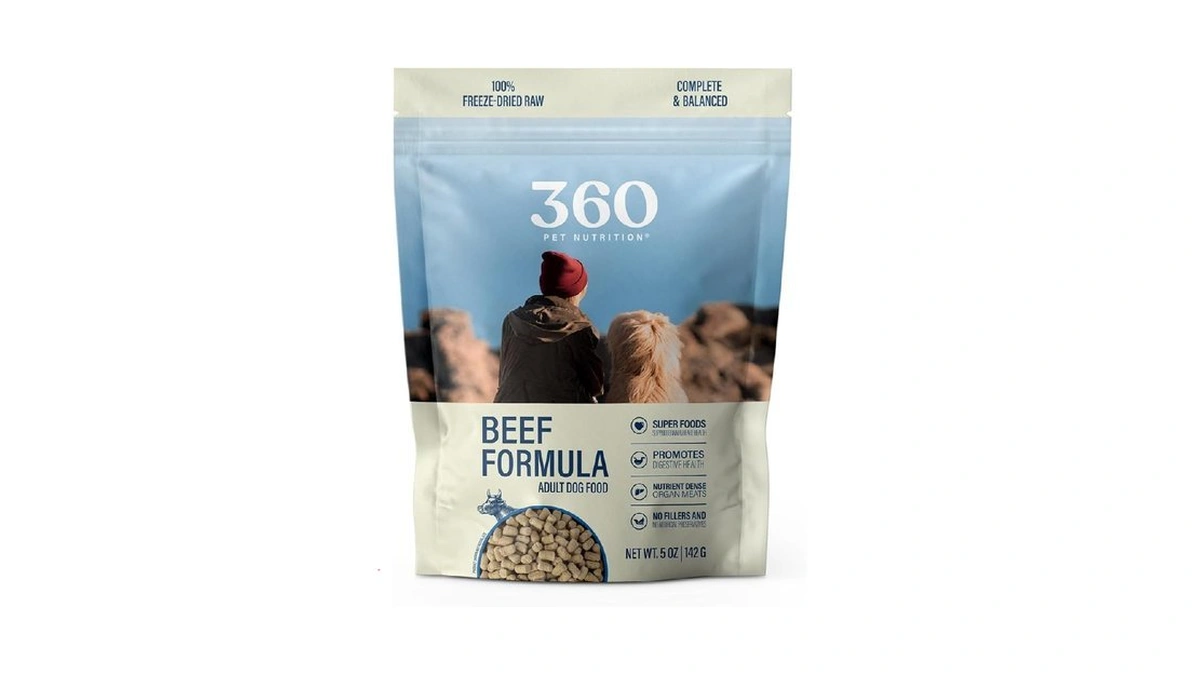 360 Pet Nutrition Freeze-dried Raw Dog Food Beef... - Coupon
