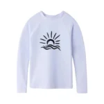 Tfjh E Long Sleeve Swim Shirt For Girls Rashguard... - Coupon