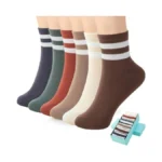 Sisosock Quarter Crew Cotton Socks For Women... - Coupon