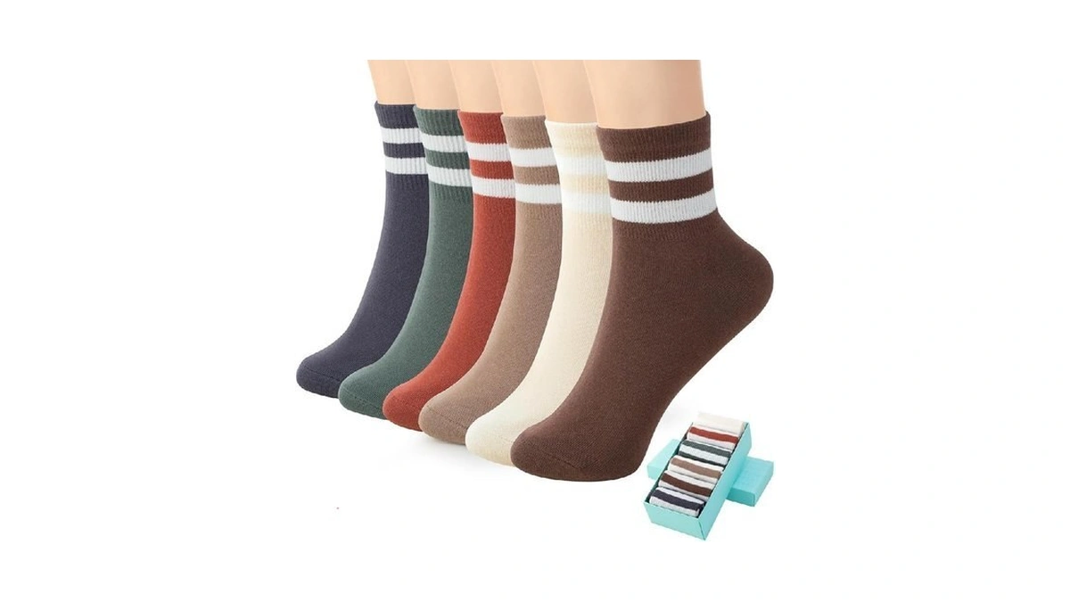Sisosock Quarter Crew Cotton Socks For Women... - Coupon