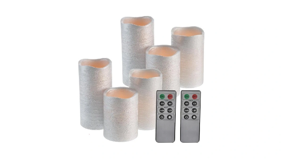 Flameless Led Candles 6-piece Remote Controlled... - Coupon