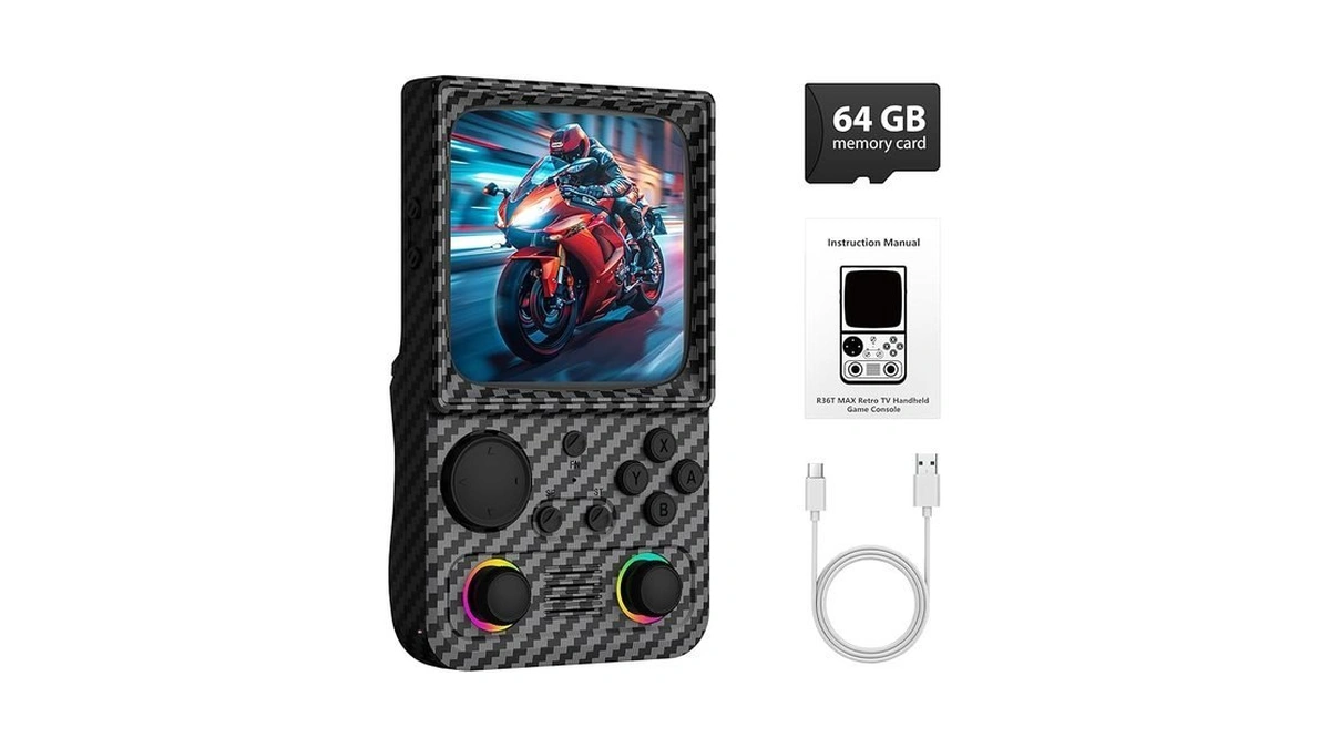 R36tmax Retro Handheld Game Console 4 Inch Ips Hd... - Coupon