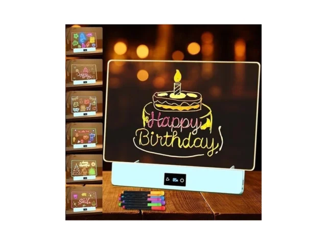 Exbelle 16 Rechargeable Led Drawing Board For Kids… – Coupon