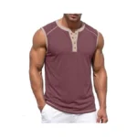 Sailwind Men S Casual Tank Top Henley Sleeveless... - Coupon