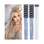 Hair Tinsel Clip In Tinsel Hair Extensions 6pcs 21... - Coupon