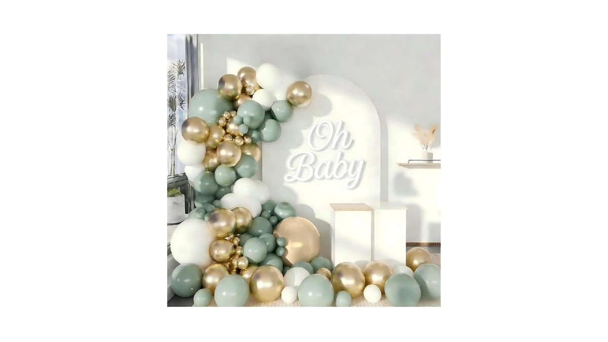 Spring Balloon Garland Arch Kit 160pcs Sage Green... - Coupon