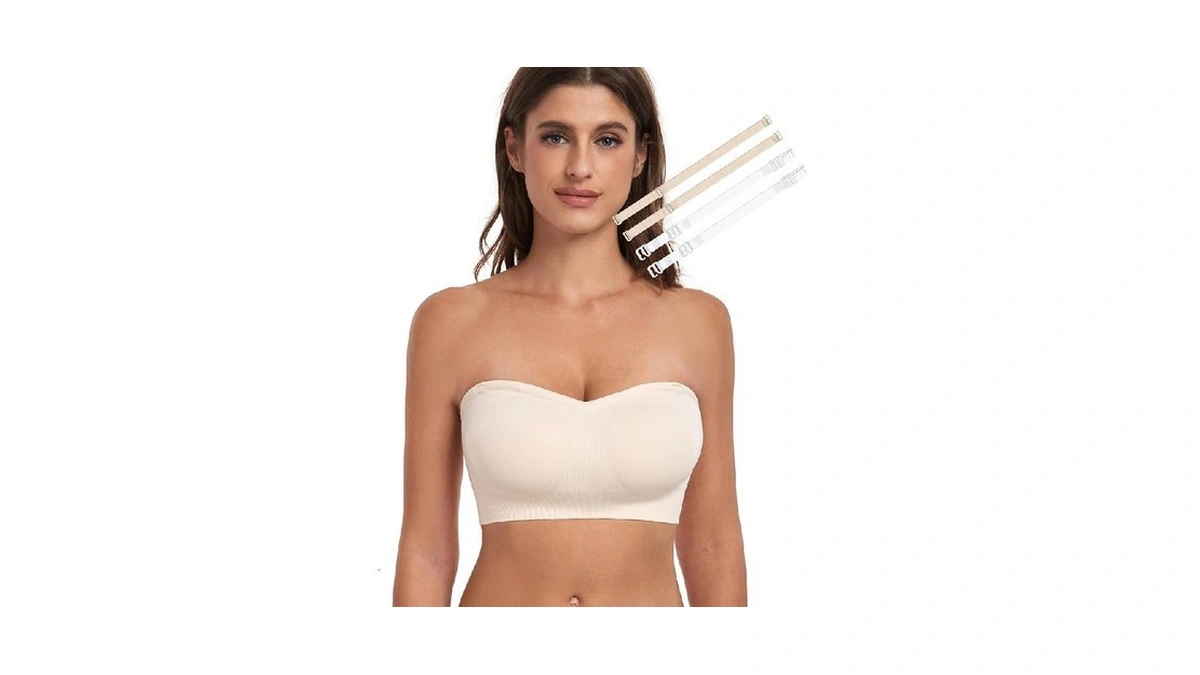 Yhgv Strapless Bra For Women-convertible Comfort... - Coupon