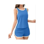 Justfashionnow Women S 2-piece Contrast Trim Pajama... - Coupon