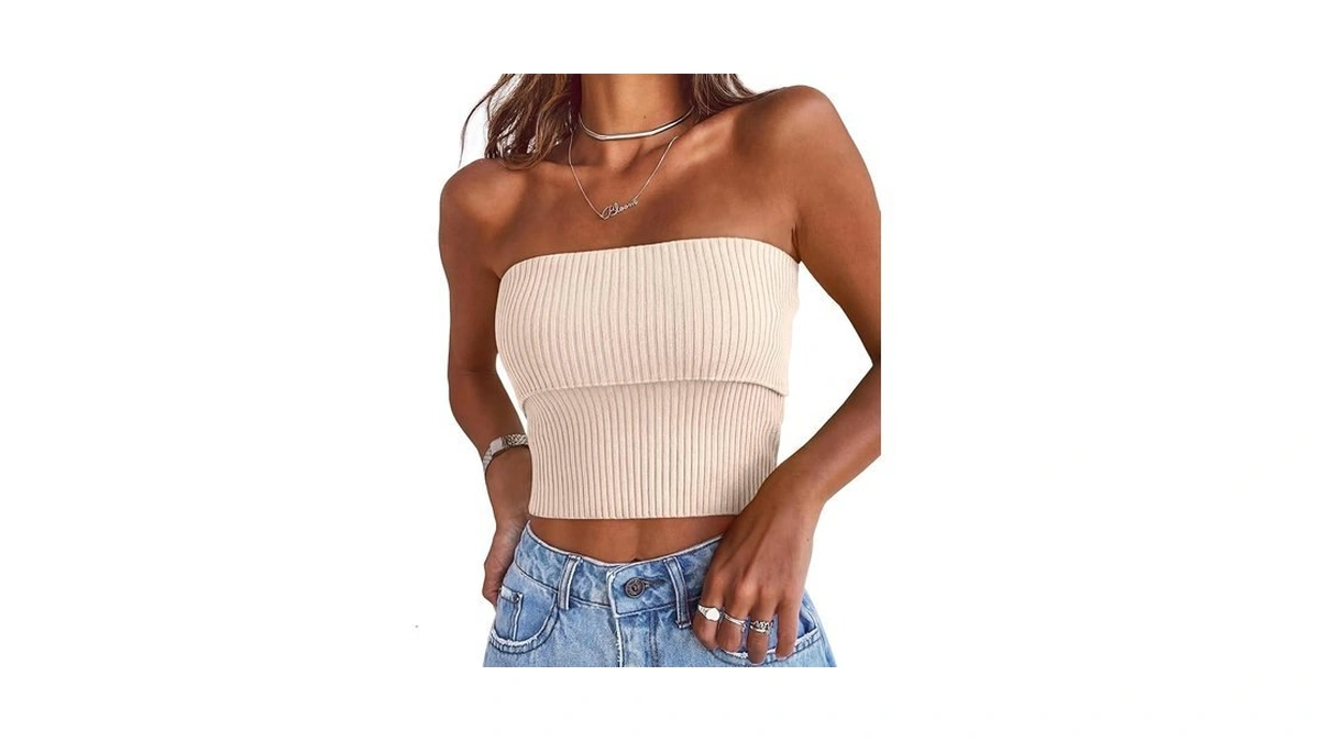 Lillusory Women S 2026 Summer Strapless Tube Tops... - Coupon