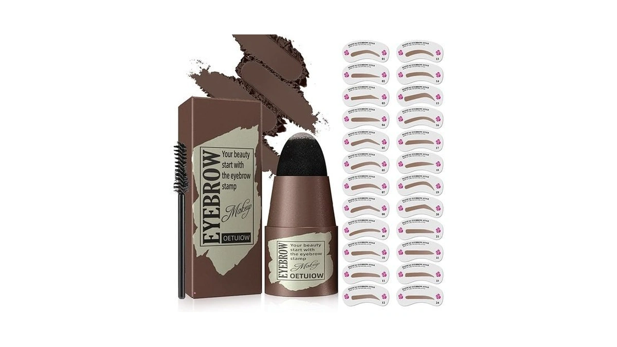 Eyebrow Stamp Stencil Kit - One-step Eye Brow... - Coupon
