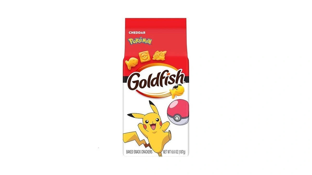 Goldfish Pokémon Cheddar Cheese Crackers 6 6 Oz Bag - Coupon