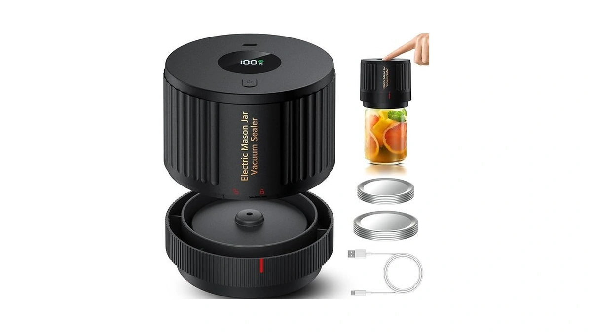 Love Moment Electric Mason Jar Vacuum Sealer Kit... - Coupon