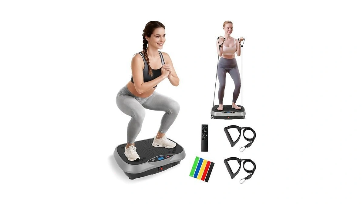 Vibration Plate Exercise Machine 200 Levels Fitness... - Coupon