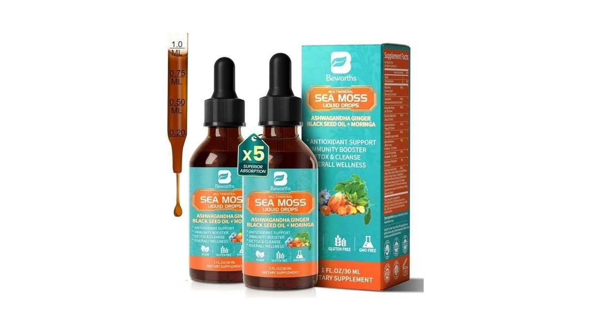 Sea Moss Drops - Irish Sea Moss Chlorophyll Liquid... - Coupon