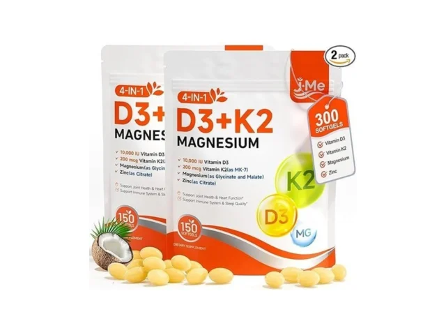Jme Vitamin D3 K2 10000 Iu Magnesium Supplement 300… – Coupon