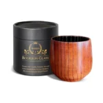 12oz Charred Wooden Bourbon Drinking Glass Bourbon... - Coupon