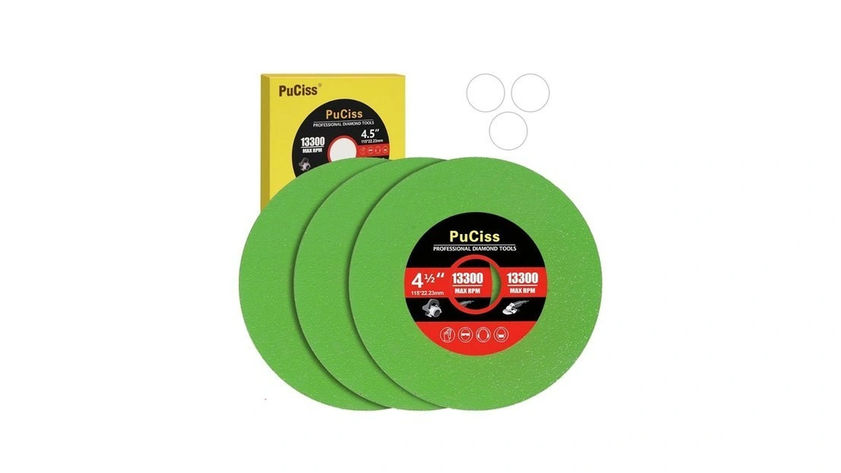 Puciss 4-1 2 Inch Glass Cutting Disc For Angle... - Coupon