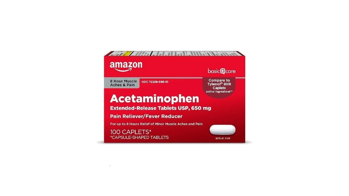 Amazon Basic Care Acetaminophen Extended-release... - Coupon