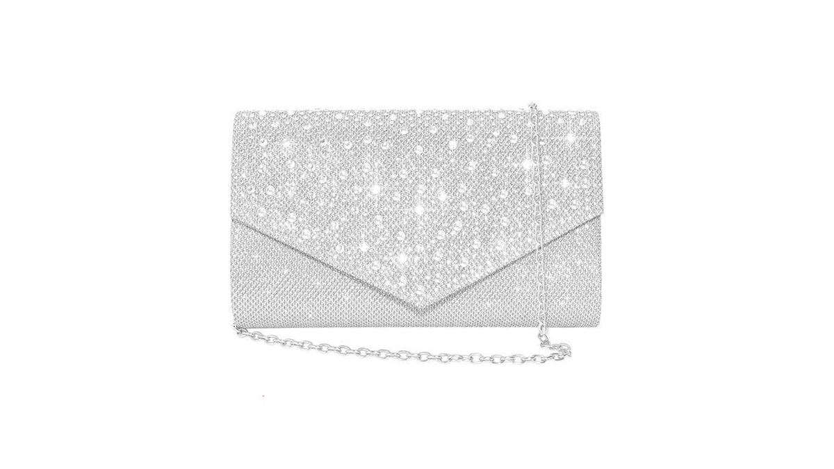 Curvchic Clutch Purses For Women Rhinestone Evening... - Coupon