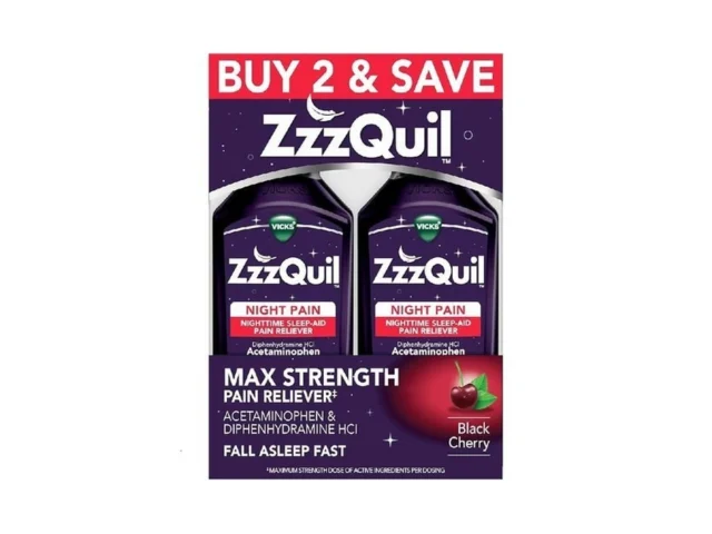 Zzzquil Liquid Max Strength Pain Reliever Nighttime… – Coupon
