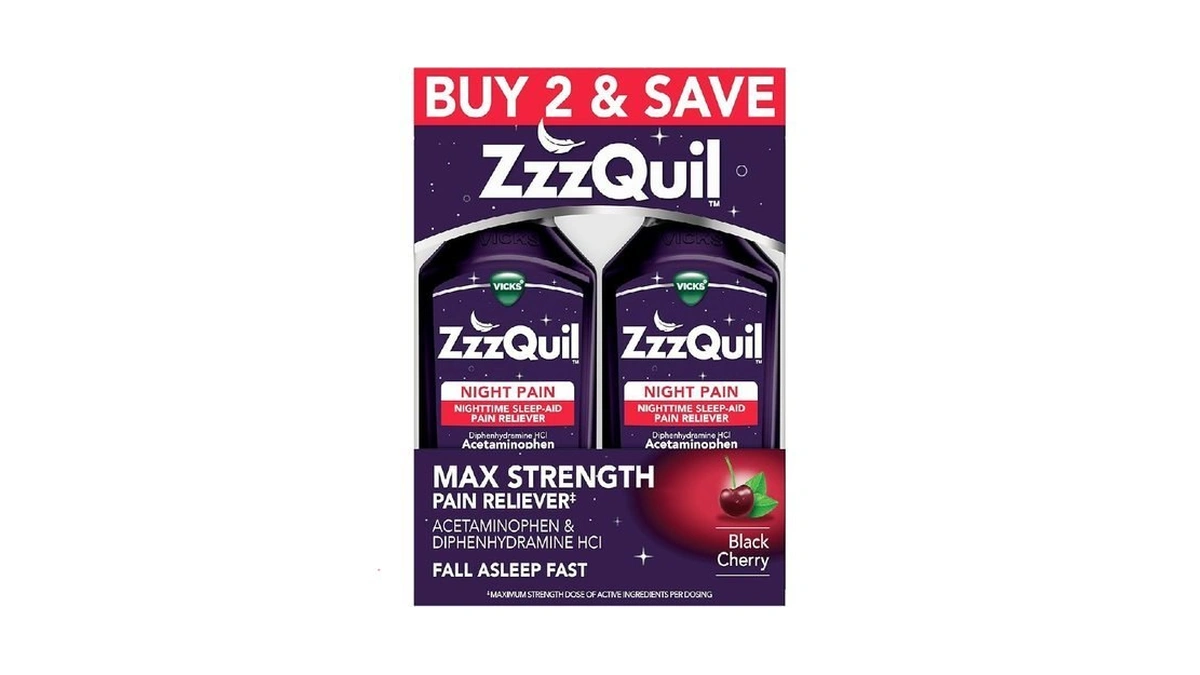 Zzzquil Liquid Max Strength Pain Reliever Nighttime... - Coupon
