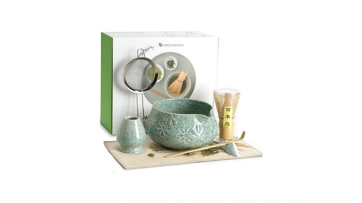 Matcha Whisk Set-7-piece Ceramic Matcha Kit For... - Coupon