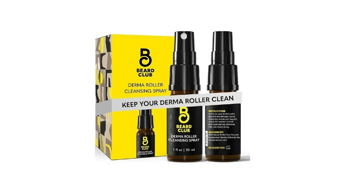 The Beard Club Derma Roller Cleansing Spray - Clean... - Coupon