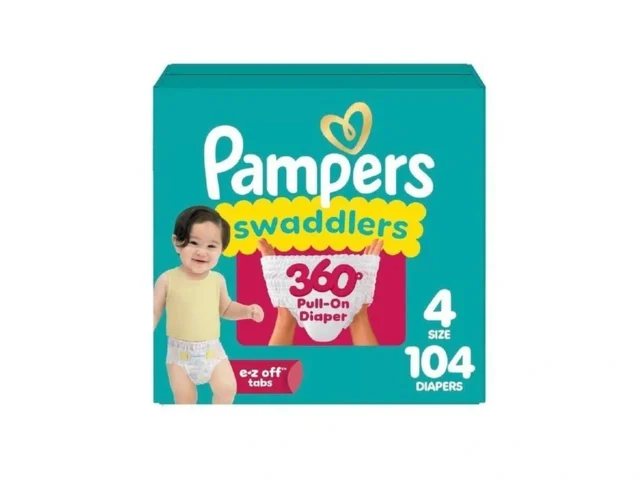 Pampers Diapers – Swaddlers 360 – Size 4 104 Count… – Coupon