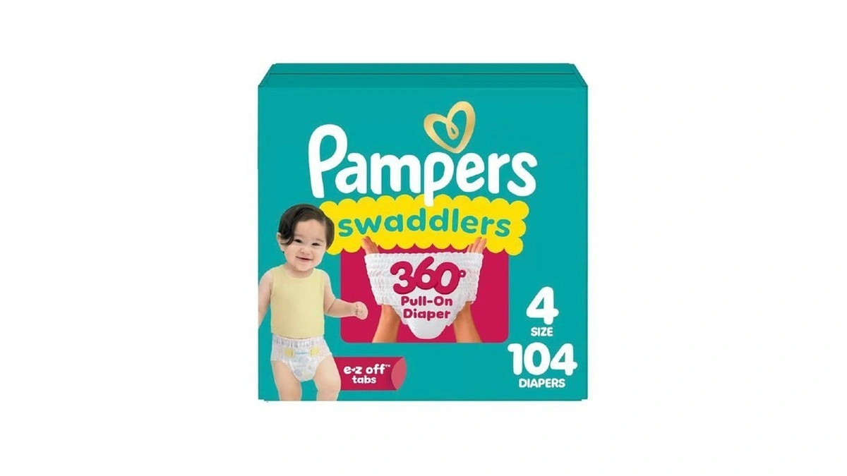 Pampers Diapers - Swaddlers 360 - Size 4 104 Count... - Coupon