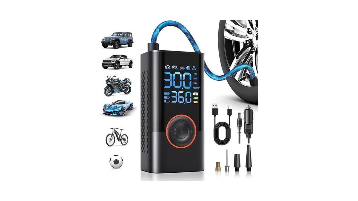 Tire Inflator Portable Air Compressor Portable... - Coupon