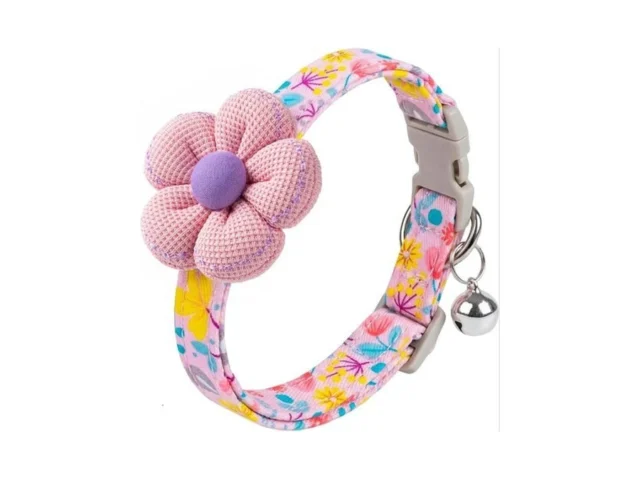 Floral Dog Collar With Bell And Flower Cute Dog… – Coupon