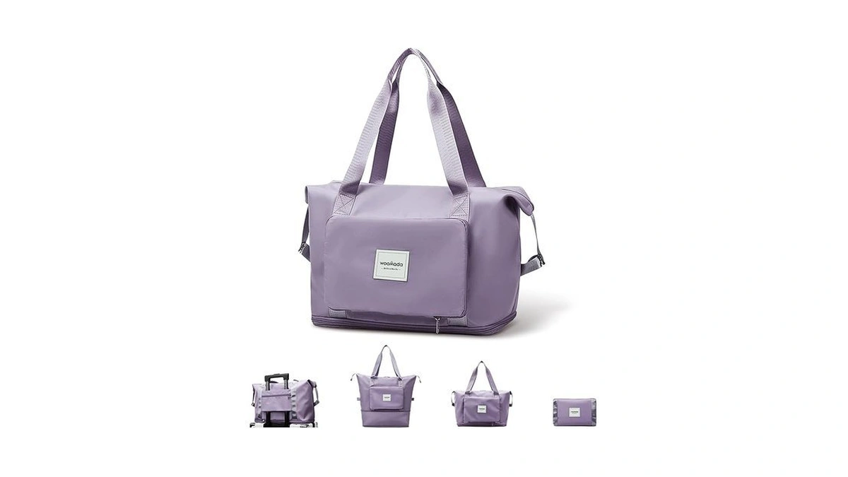 Woomada Foldable Travel Duffel - Women S Weekender... - Coupon