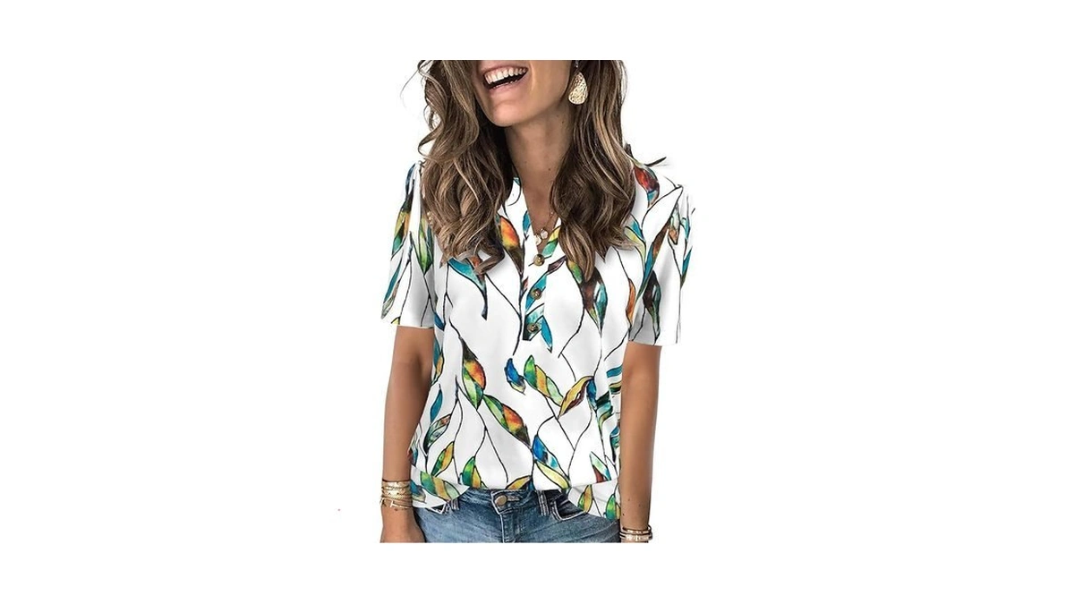 Bakoliza Summer Tops For Women 2026 Shorts Sleeve... - Coupon