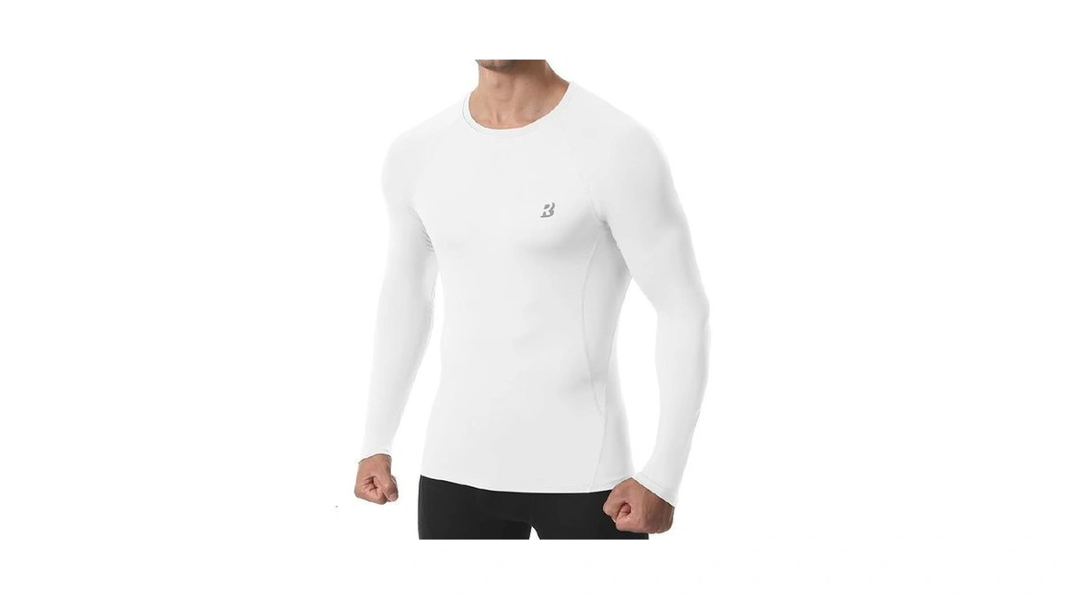 Twekfish Mens Compression Shirt Long Sleeve... - Coupon