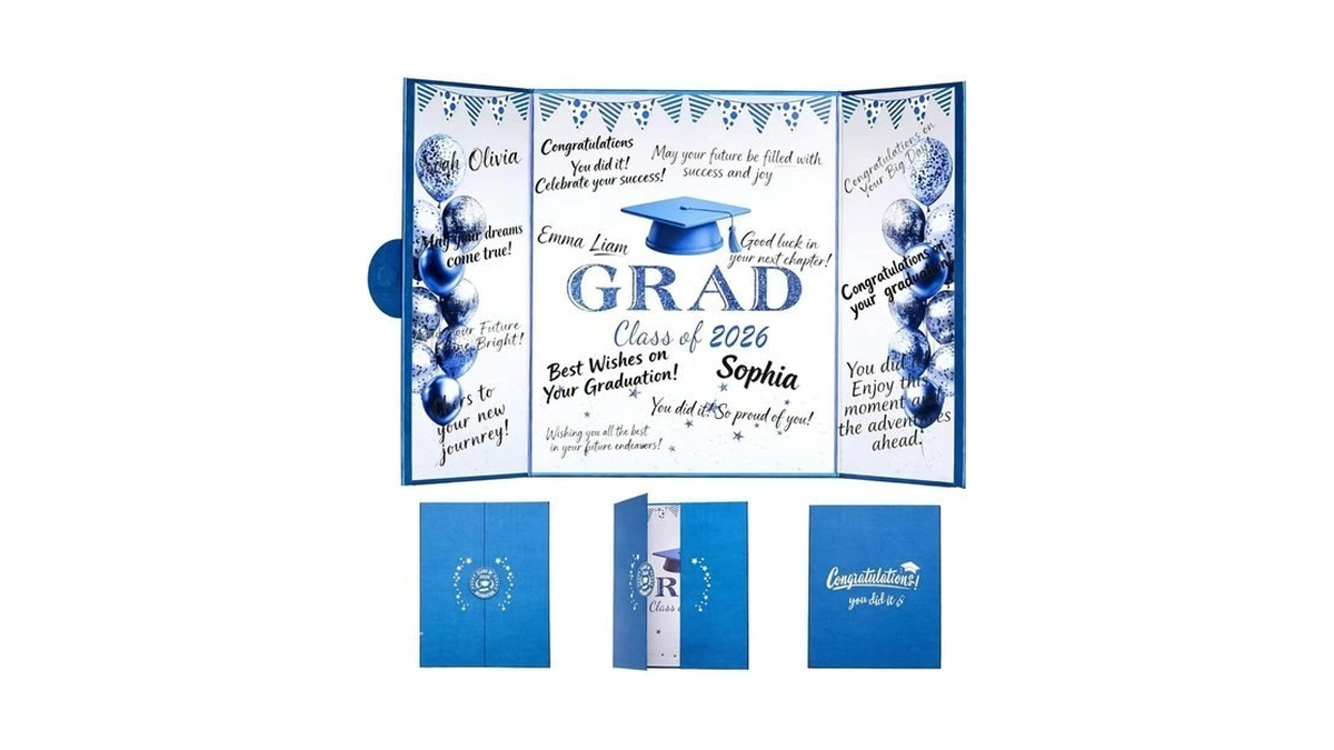 Lipmo Blue Graduation Party Decorations Class Of... - Coupon