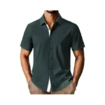 Mens Button Down Short Sleeve Shirt Casual... - Amazon Promo Code