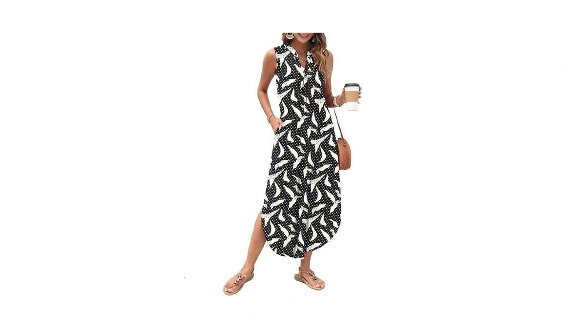 Auselily Womens Summer Casual Maxi Dresses 2026... - Coupon