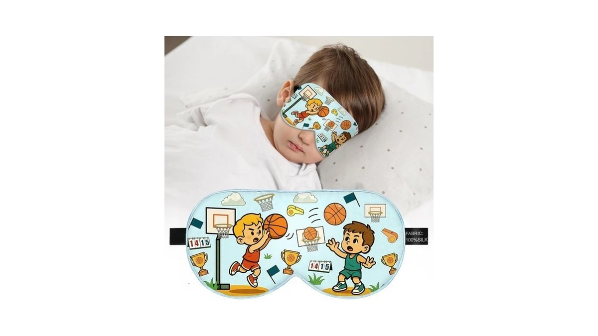 Kids Sleep Mask 100 Mulberry Silk Eye Mask With... - Coupon